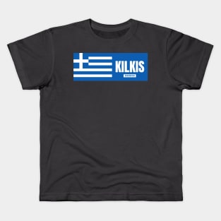 Kilkis City with Greek Flag Kids T-Shirt